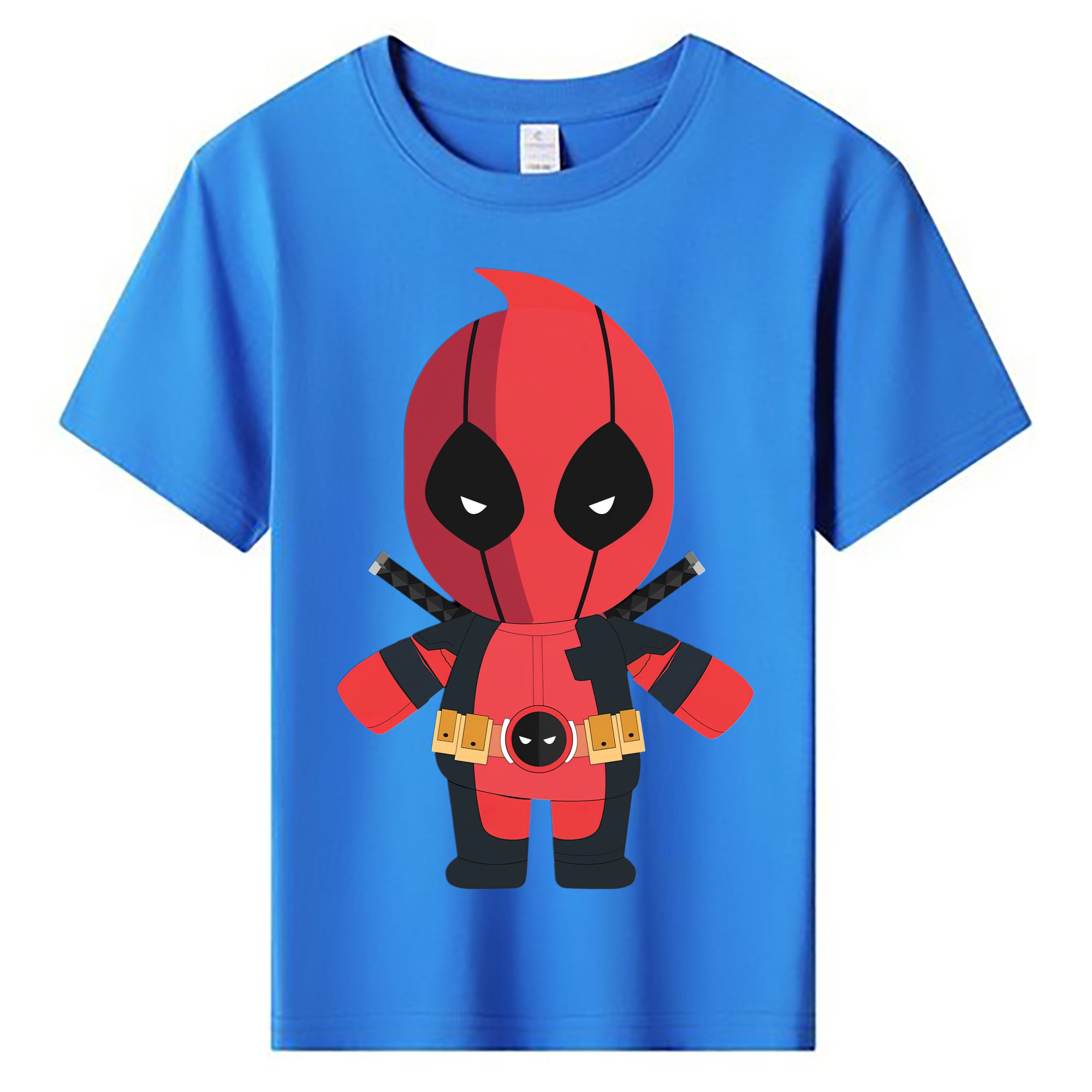 （画像用） Deadpool デッドプール 綿100％キッズTシャツ（フロントプリント）